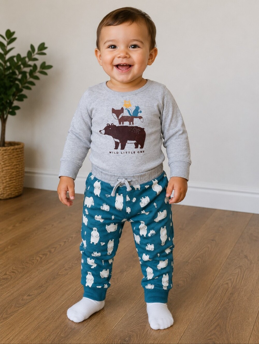 Carter's 24m Woodland Animal Outfit